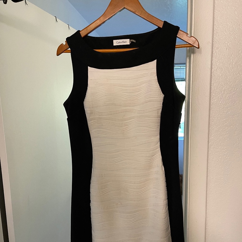 Calvin Klein B&W dress